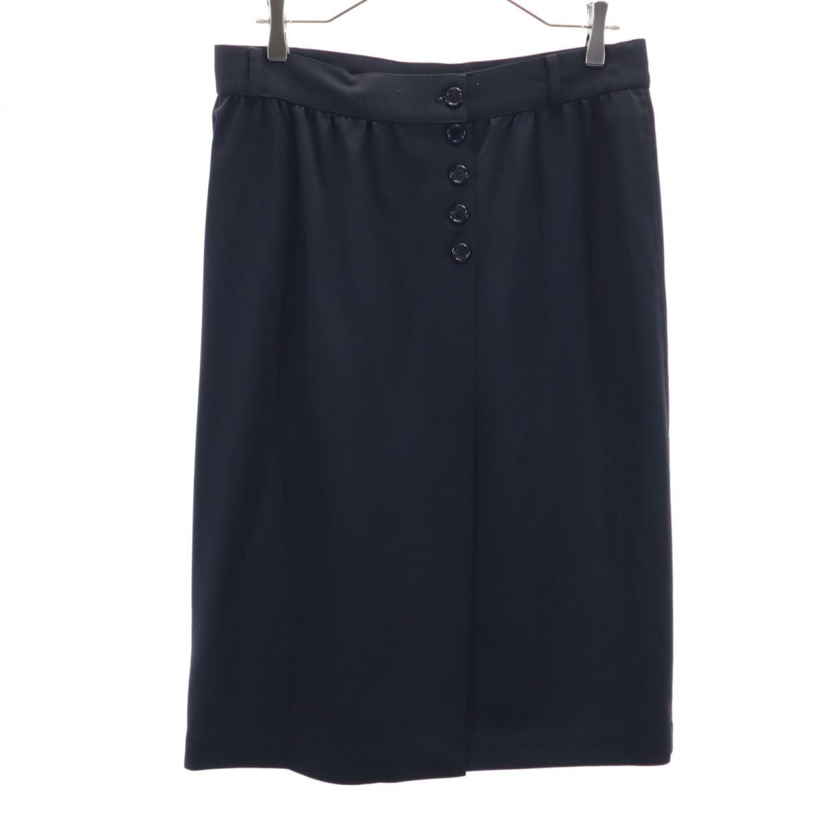 Chloe クロエ フランス製 ロング丈 ラップスカート ブラック系 レディース
