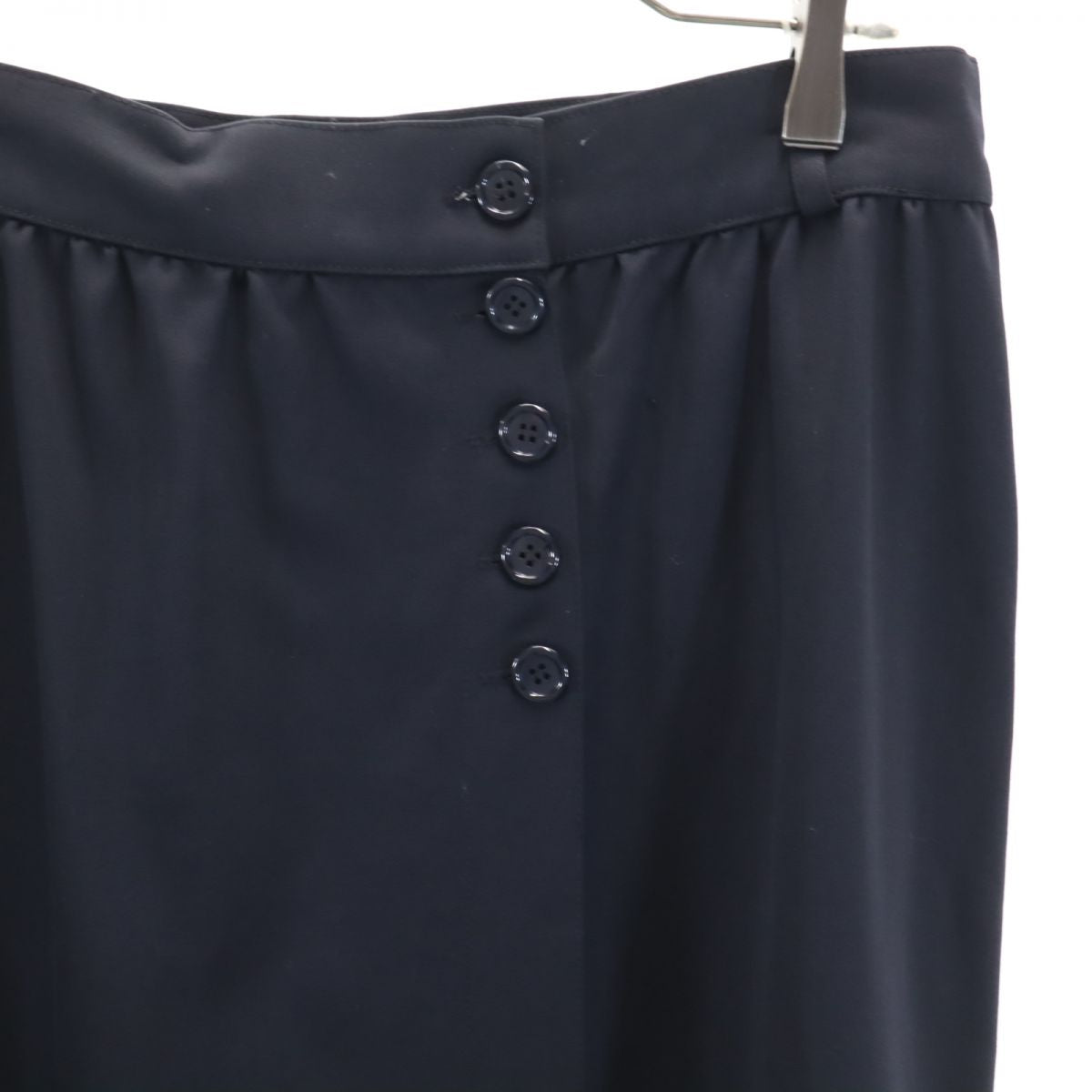 Chloe クロエ フランス製 ロング丈 ラップスカート ブラック系 レディース