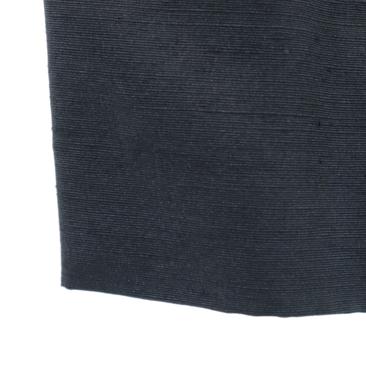 Christian Dior クリスチャンディオール シルク100% ミディ丈 タイトスカート 9 ブラック系 レディース