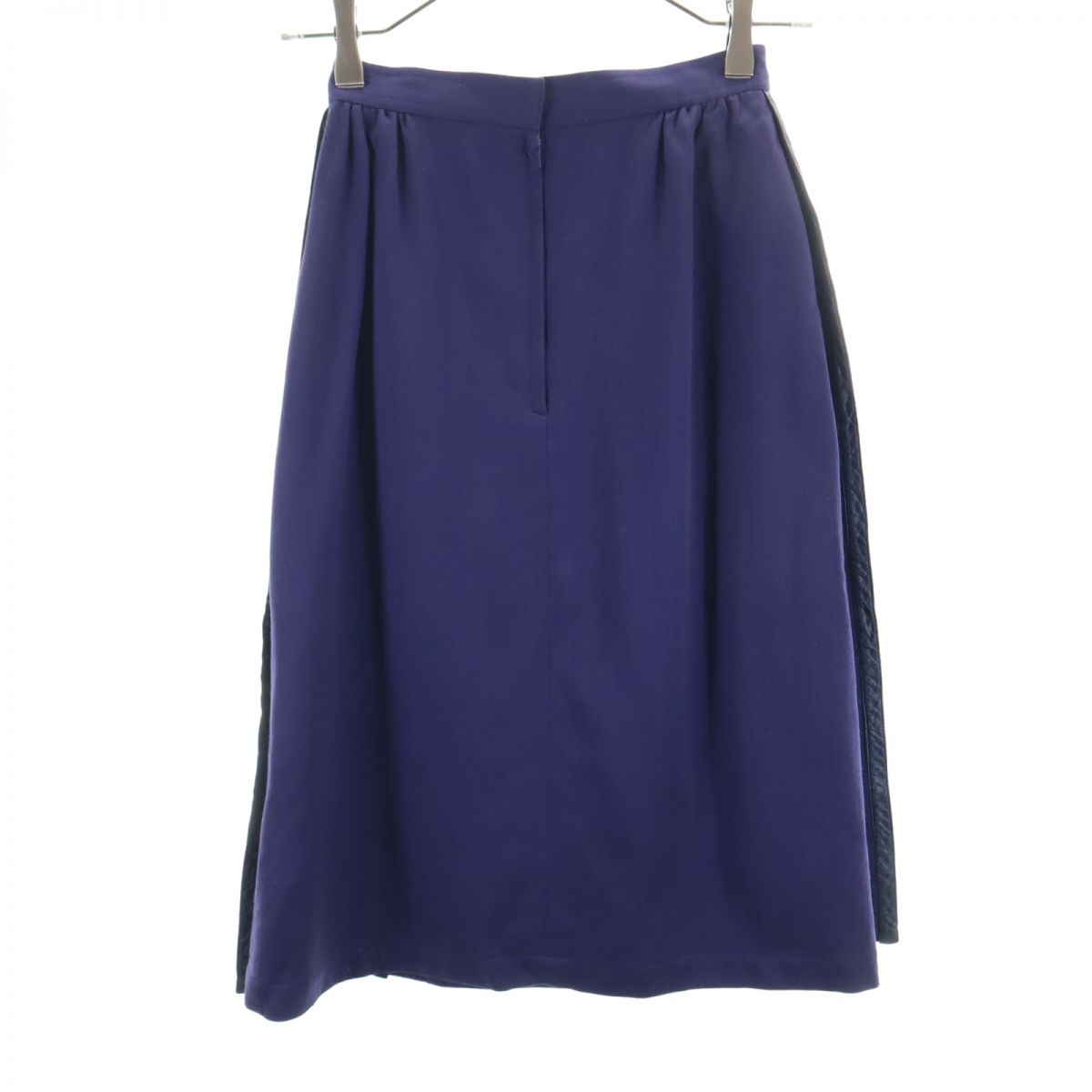 Christian Dior クリスチャンディオール 90s オールド ミディ丈 スポーツ スカート S ネイビー SPORTS 台形 レディース