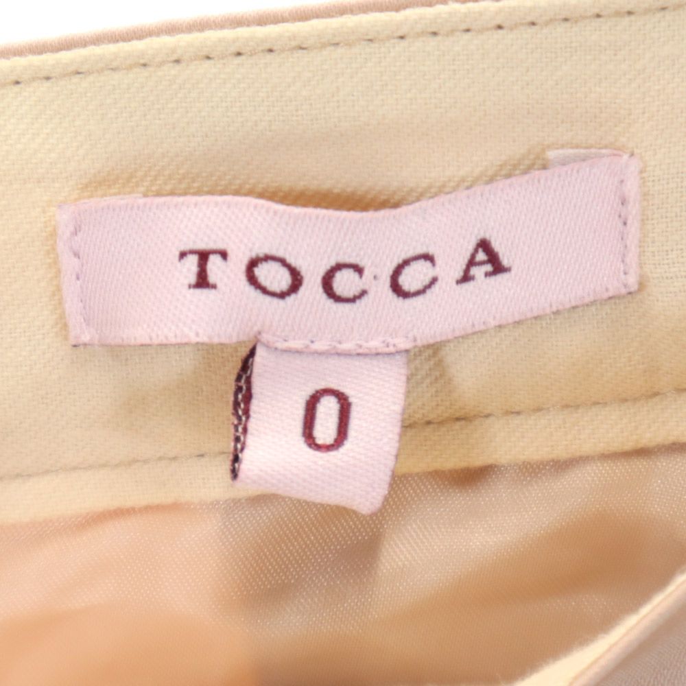 TOCCA トッカ 日本製 ミニ丈 フレアスカート 0 ピンク系 レディース