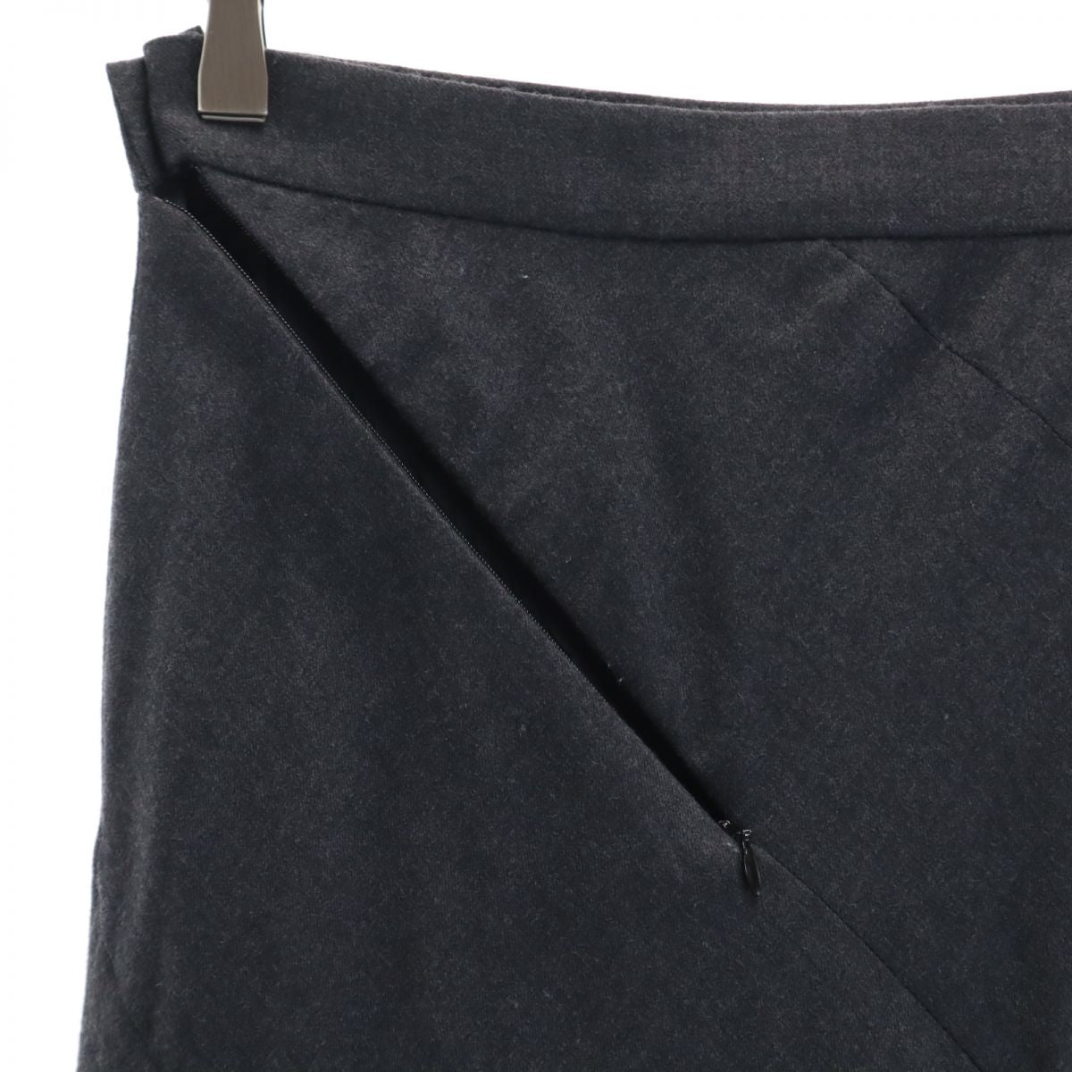 ヴィヴィアンウエストウッド 日本製 ウール ミディ丈 マーメイドスカート 1 ダークグレー Vivienne Westwood RED LABEL 裏地付 レディース