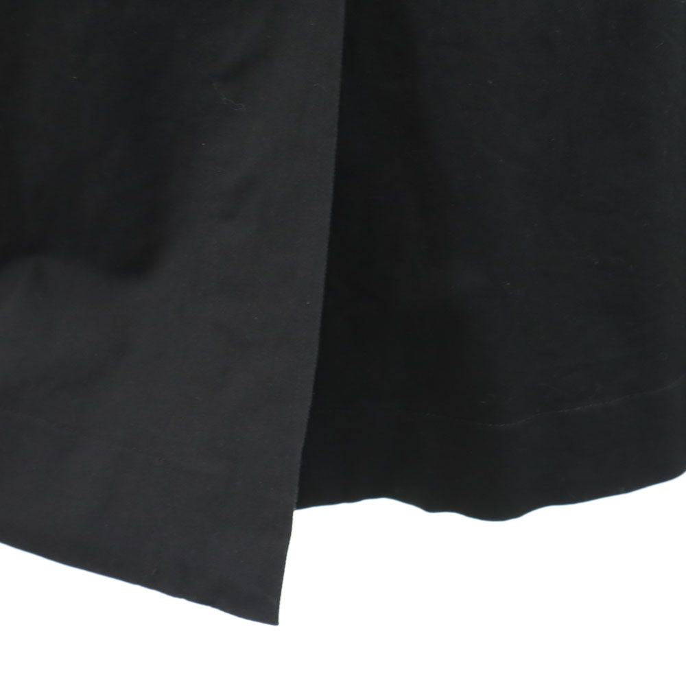 JIL SANDER ジルサンダー イタリア製 ミモレ丈 ストレッチ スカート 32 ブラック NAVY レディース