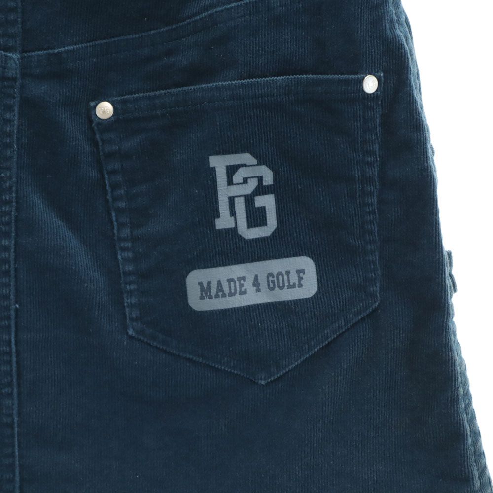 PEARLY GATES パーリーゲイツ ゴルフ コーデュロイ ミニスカート 0 ブルー系 レディース