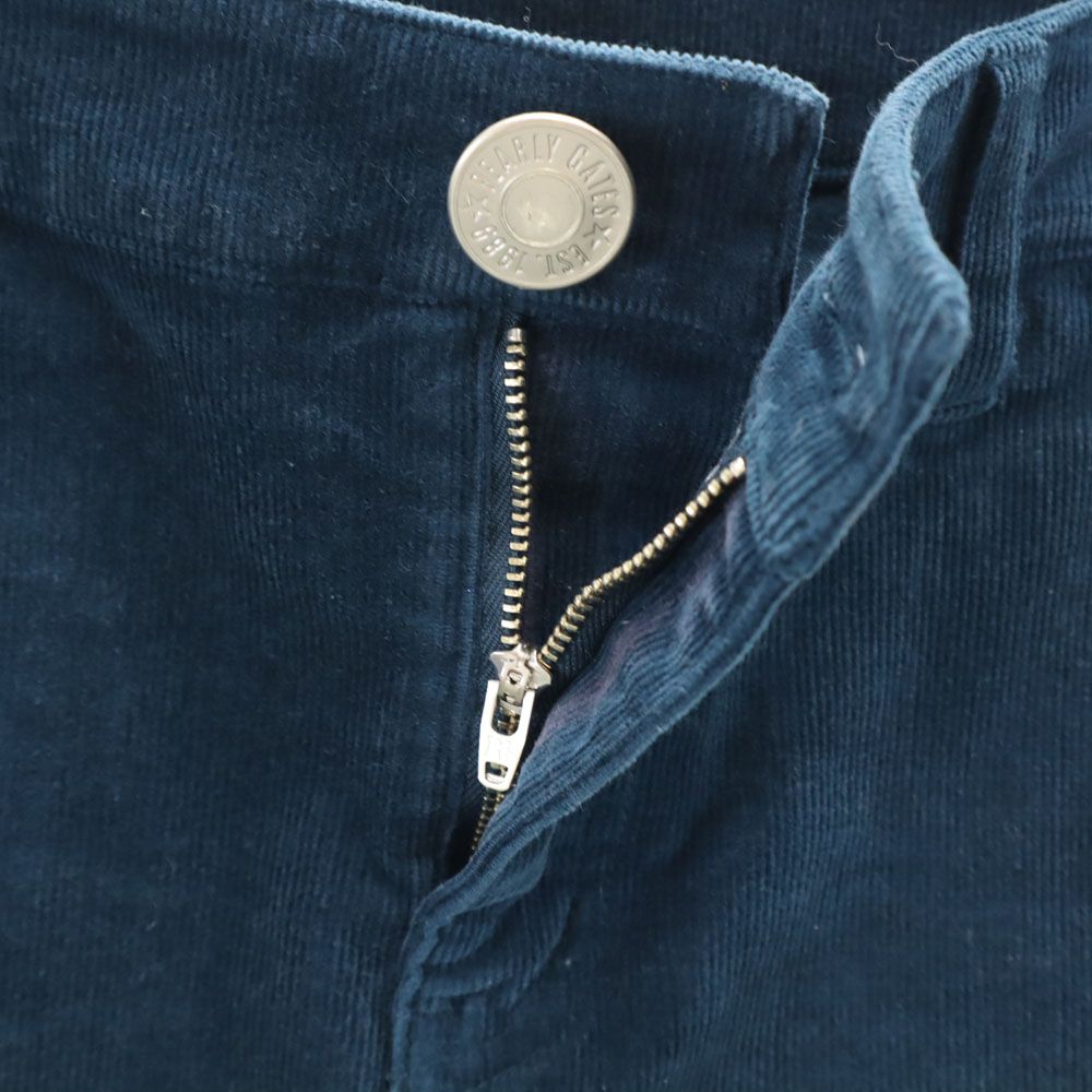 PEARLY GATES パーリーゲイツ ゴルフ コーデュロイ ミニスカート 0 ブルー系 レディース