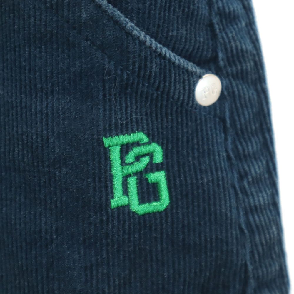 PEARLY GATES パーリーゲイツ ゴルフ コーデュロイ ミニスカート 0 ブルー系 レディース