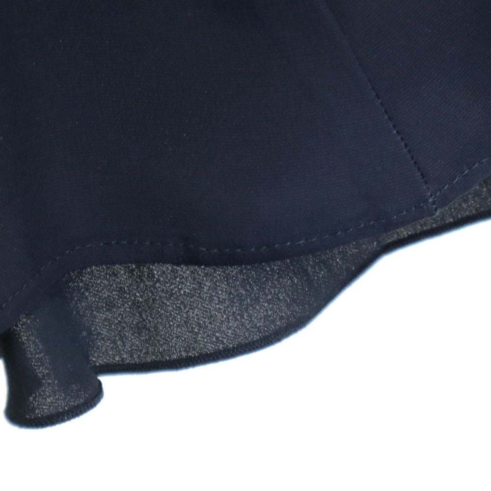 MAX MARA マックスマーラ シルク100% ミディ丈 フレアスカート 36 ネイビー レディース