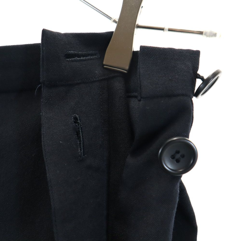 Y's ワイズ 80s 日本製 サイドボタン ロングスカート ブラック ヨウジヤマモト レディース