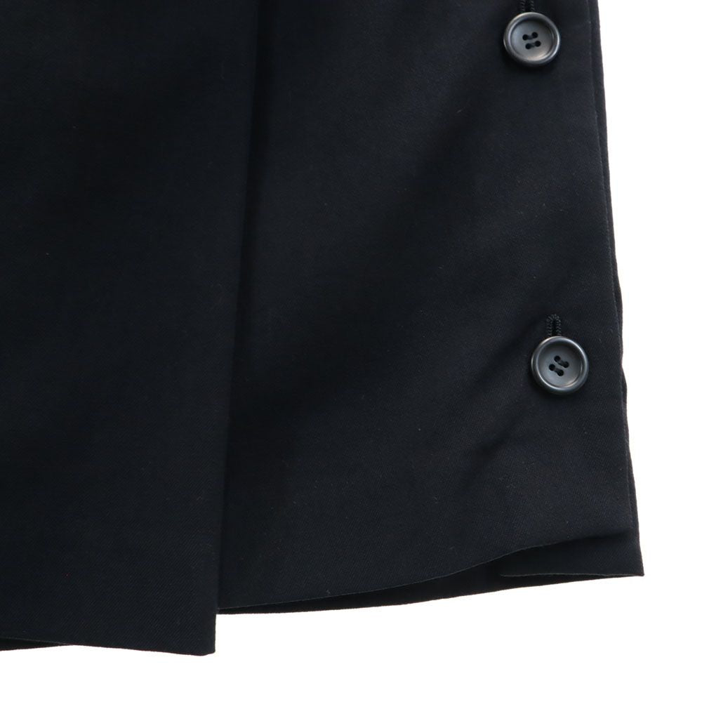 Y's ワイズ 80s 日本製 サイドボタン ロングスカート ブラック ヨウジヤマモト レディース