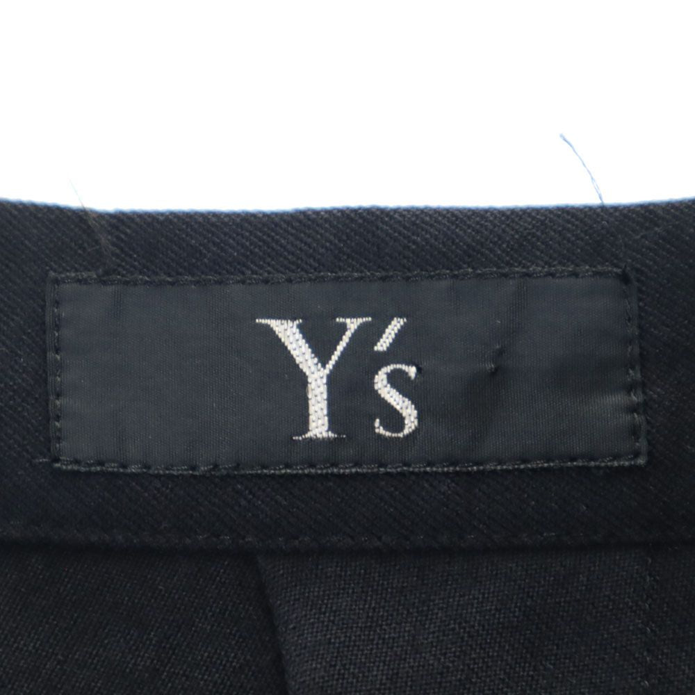 Y's ワイズ 80s 日本製 サイドボタン ロングスカート ブラック ヨウジヤマモト レディース