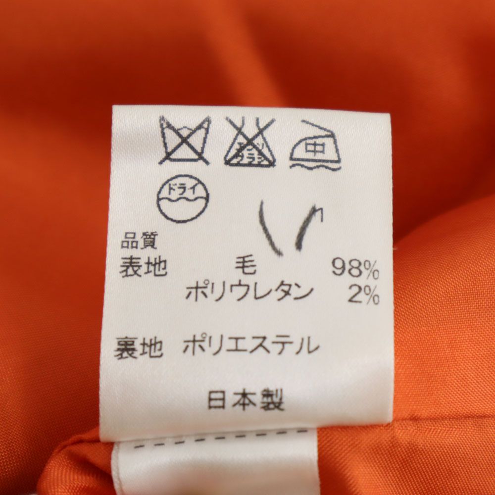 MICHAEL MICHAEL KORS マイケルマイケルコース 日本製 ウールブレンド ミディ丈 スカート 4 オレンジ レディース