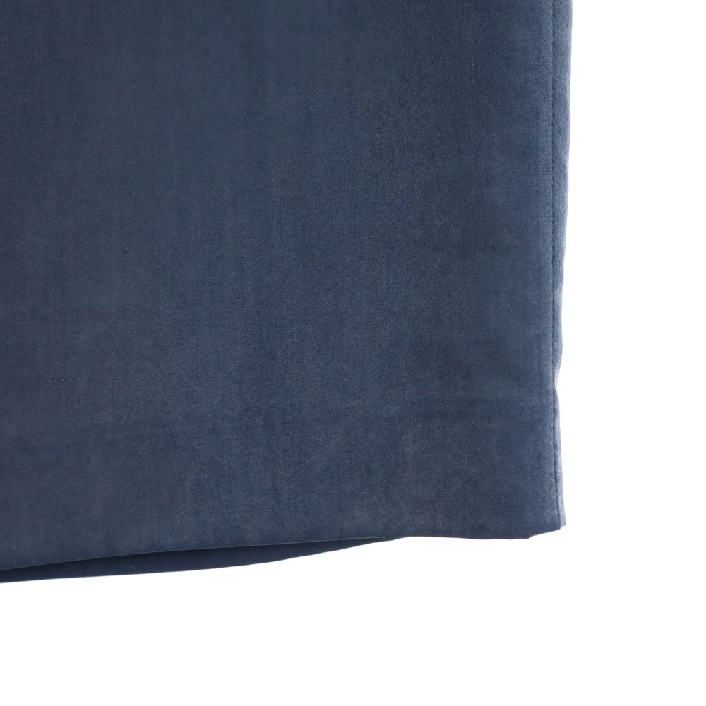 Emporio Armani エンポリオアルマーニ イタリア製 シルク100% ミディ丈 スカート 42 ネイビー レディース