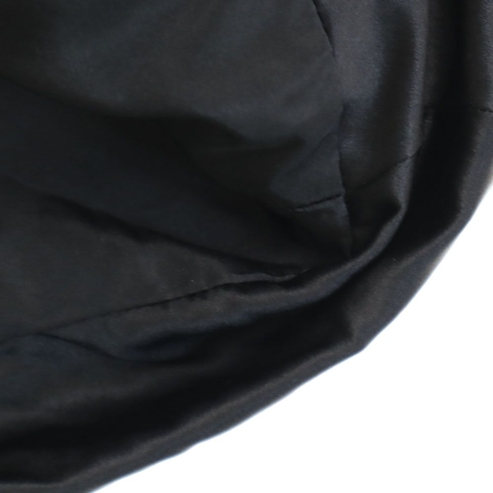 BOSS HUGO BOSS ボスヒューゴボス ミディ丈 フリル付き シルク スカート US 2 ブラック レディース