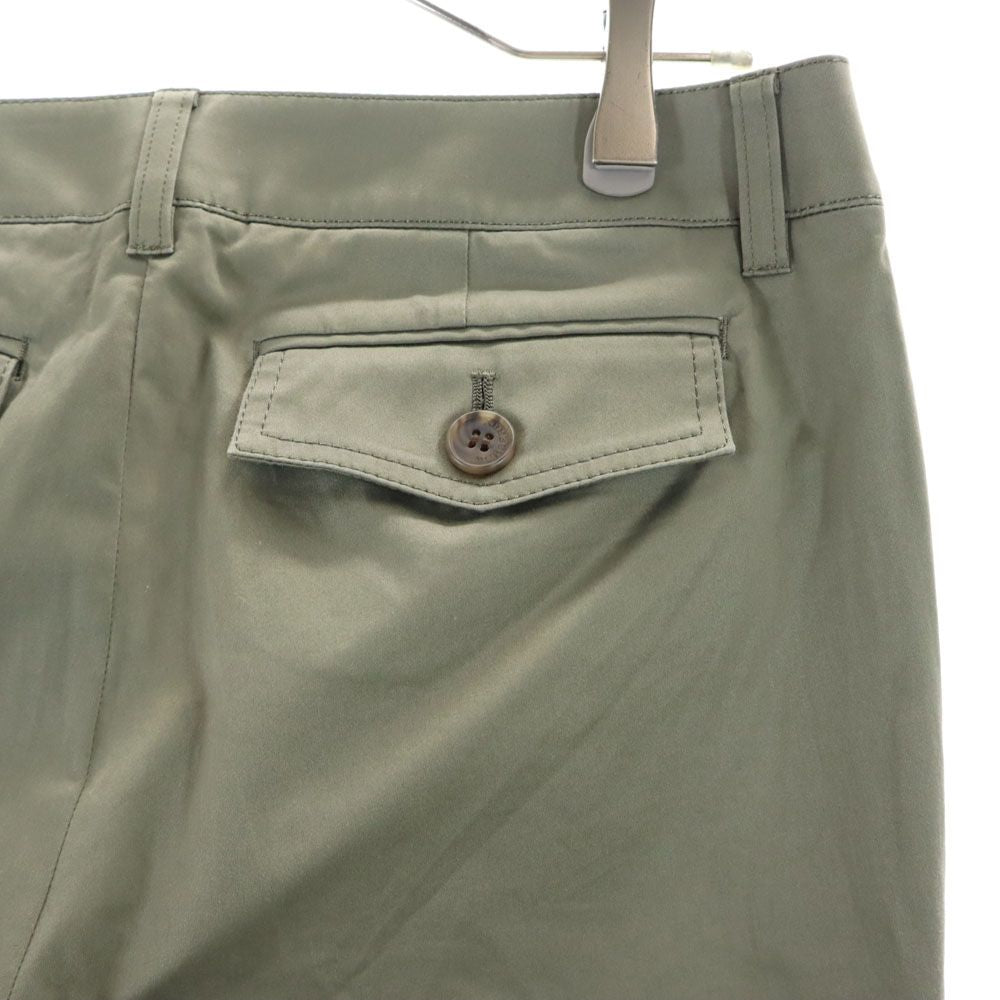 BURBERRY LONDON バーバリーロンドン ストレッチ クロップドパンツ 40 カーキ レディース