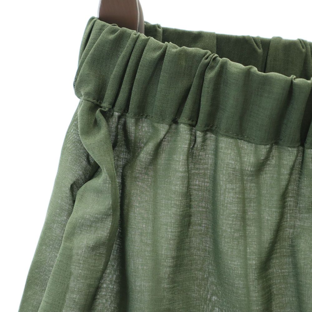 UNITED TOKYO ユナイテッドトウキョウ 日本製 ミモレ丈 ペチコート スカート 2 グリーン レディース