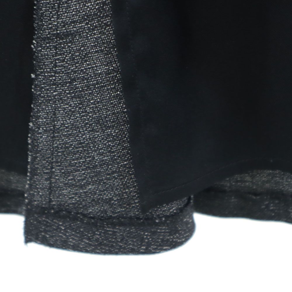 MAX MARA マックスマーラ イタリア製 ウールブレンド ミディ丈 スカート 42 グレー バックジップ レディース