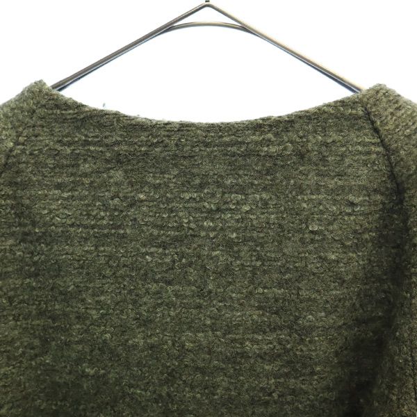 OPENING CEREMONY オープニングセレモニー ウールブレンド ボーダー 長袖 ニット S カーキ セーター レディース