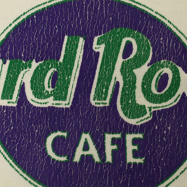 DELTA デルタ USA製 ハードロックカフェ ハードロックカフェ プリント 長袖 スウェット トレーナー XL ホワイト 裏起毛 メンズ