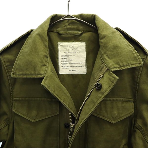 HYKE ハイク M-51タイプ ミリタリージャケット カーキ レディース