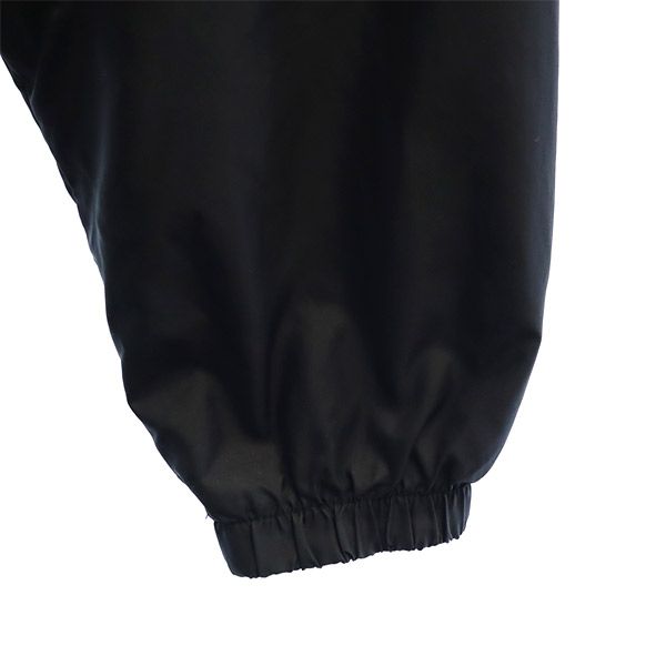 NIKE ナイキ 90s 白タグ ワンポイント刺繍 ナイロン コーチジャケット M ブラック レディース