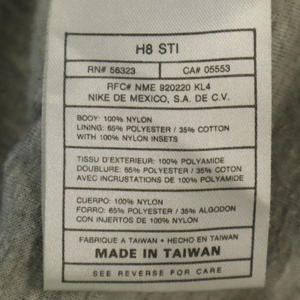 NIKE ナイキ 90s 白タグ ワンポイント刺繍 ナイロン コーチジャケット M ブラック レディース