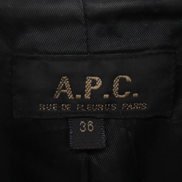 A.P.C. アーペーセー フランス製 テーラードジャケット 36 ブラウン レディース