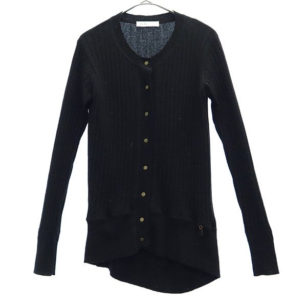 SEE BY CHLOE シーバイクロエ ウールブレンド 長袖 カーディガン USA2 ブラック レディース