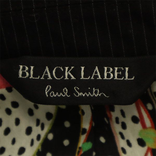 ポールスミス ブラックレーベル ストライプ テーラードジャケット 38 ブラック系 Paul Smith BLACK LABEL レディース