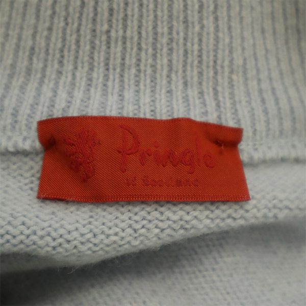 Pringle of Scotland プリングル オブ スコットランド ウール アーガイル柄 ニットジャケット S ブルー系 レディース