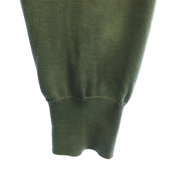 MAISON SPECIAL メゾン スペシャル 長袖 コットン ニット 48 グリーン メンズ