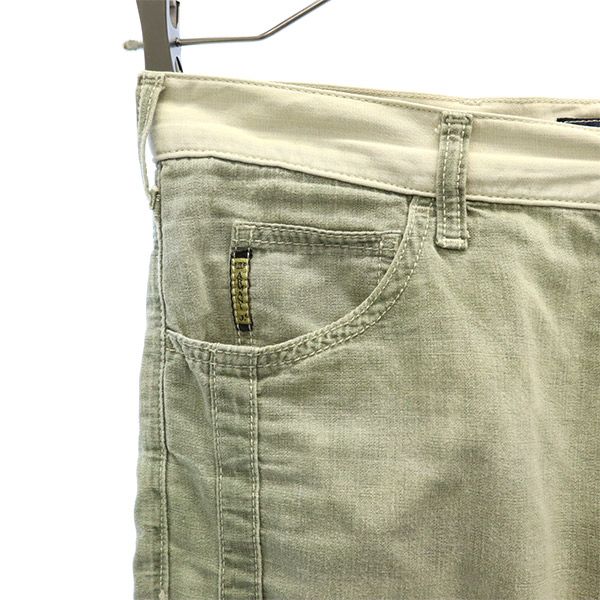 ARMANI JEANS アルマーニジーンズ デニムショートパンツ W30 ブルー ボタンフライ メンズ