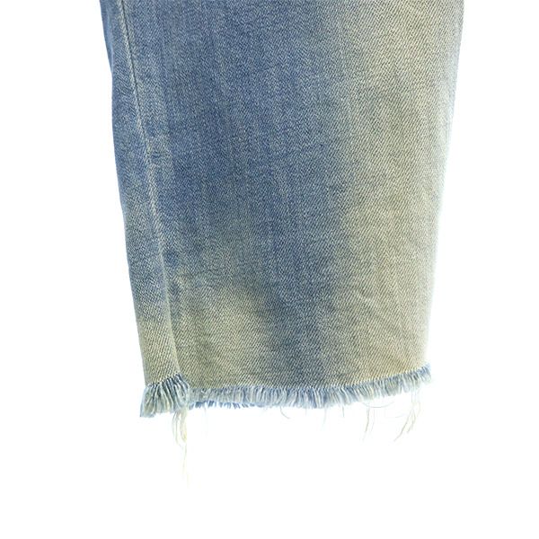 DOLCE&GABBANA ドルチェアンドガッバーナ イタリア製 デニムショートパンツ 38 ブルー 裾カットオフ レディース