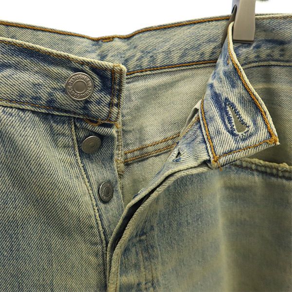 Levi's リーバイス 90s 501 デニムショートパンツ W33 ブルー ボタンフライ メンズ