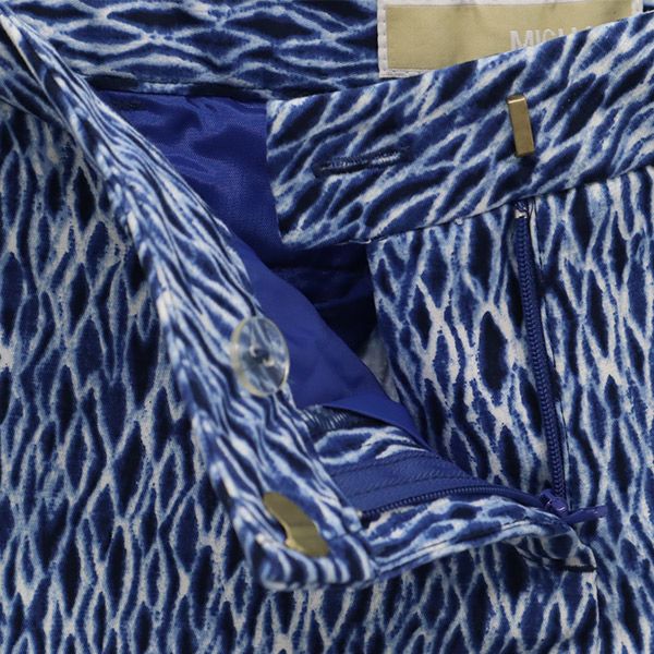 MICHAEL MICHAEL KORS マイケル マイケルコース 総柄 ショートパンツ 0 ブルー レディース