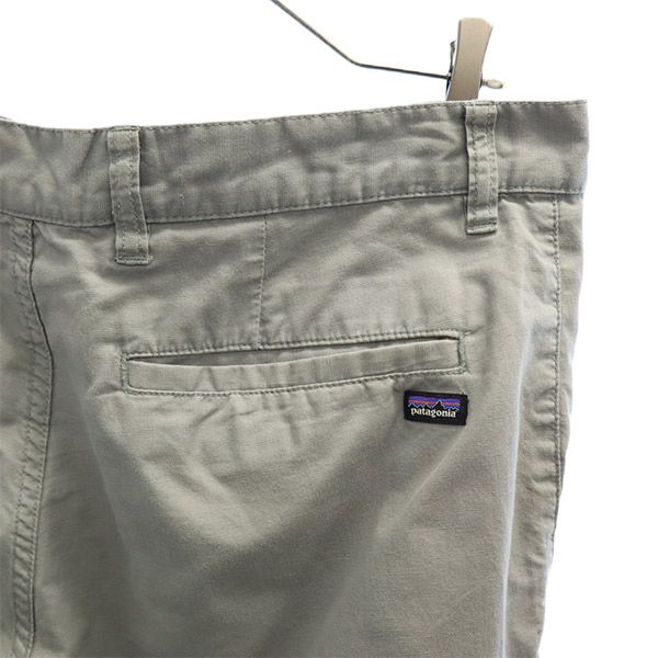 patagonia パタゴニア アウトドア ショートパンツ w34 グレー メンズ