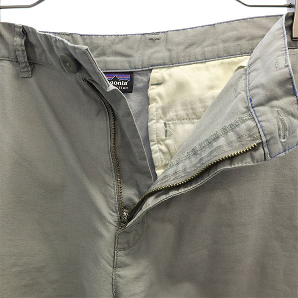 patagonia パタゴニア アウトドア ショートパンツ w34 グレー メンズ
