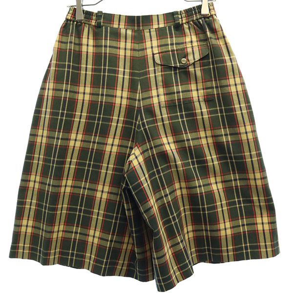 DAKS GOLF ダックスゴルフ チェック ゴルフ パンツ 69-94 グリーン系 レディース