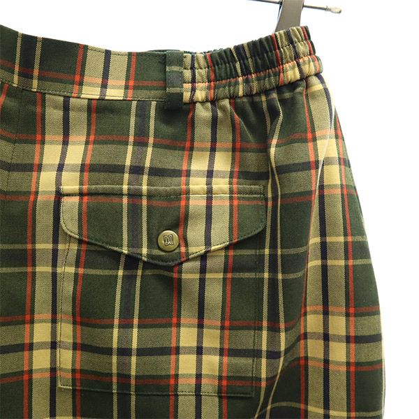 DAKS GOLF ダックスゴルフ チェック ゴルフ パンツ 69-94 グリーン系 レディース