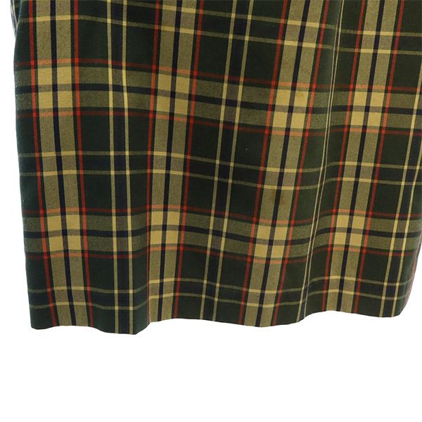 DAKS GOLF ダックスゴルフ チェック ゴルフ パンツ 69-94 グリーン系 レディース