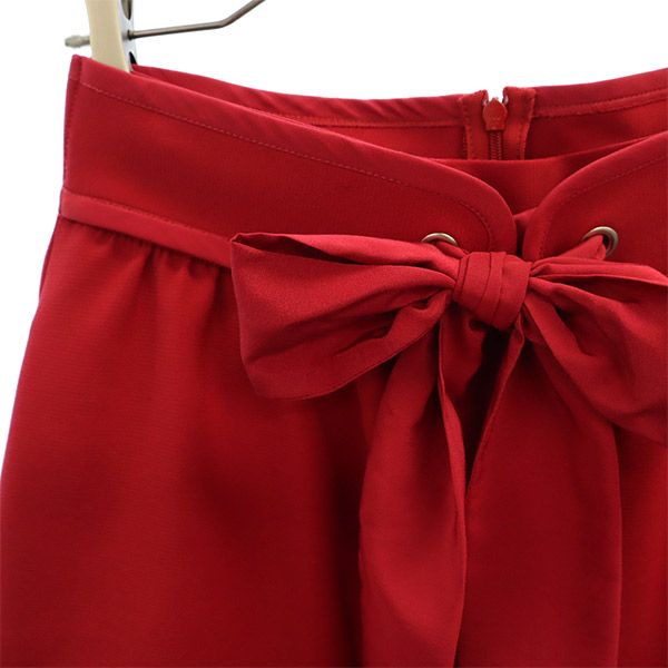 RED VALENTINO レッドヴァレンティノ リボン ミニスカート 40 レッド レディース