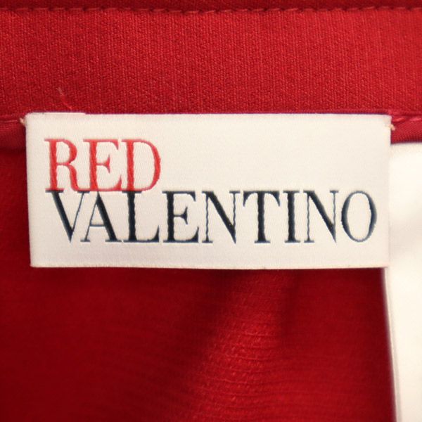 RED VALENTINO レッドヴァレンティノ リボン ミニスカート 40 レッド レディース