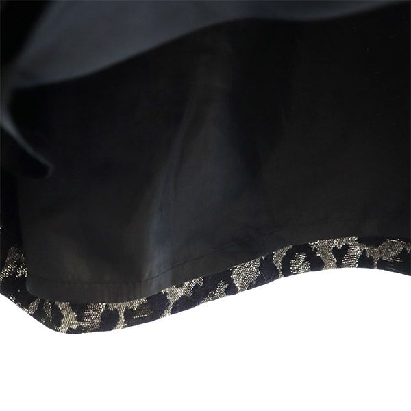 ランバンオンブルー レオパード柄 ショートパンツ 36 シルバー系 LANVIN en Bleu レディース