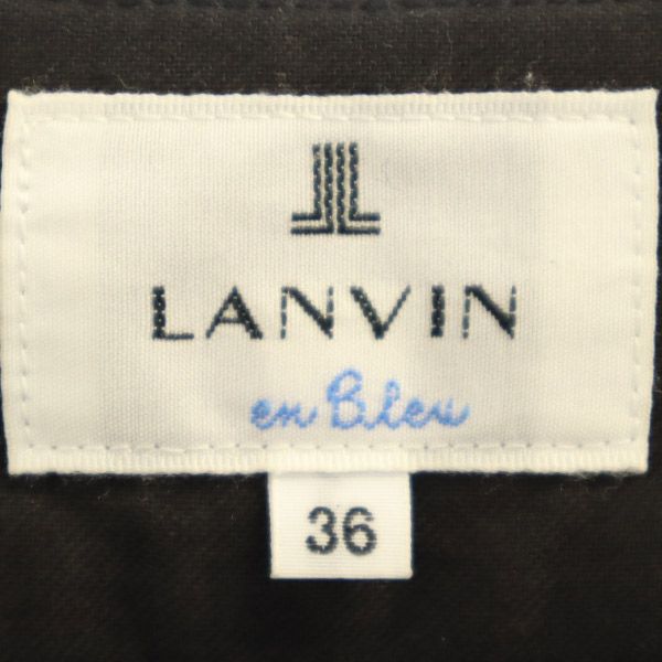 ランバンオンブルー レオパード柄 ショートパンツ 36 シルバー系 LANVIN en Bleu レディース