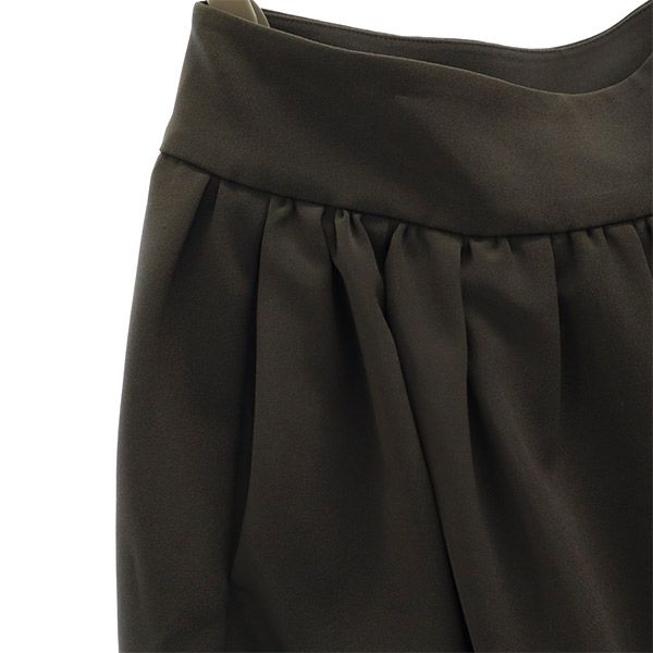 FOXEY NEW YORK フォクシー ニューヨーク ギャザー ショートパンツ 40 グレー レディース