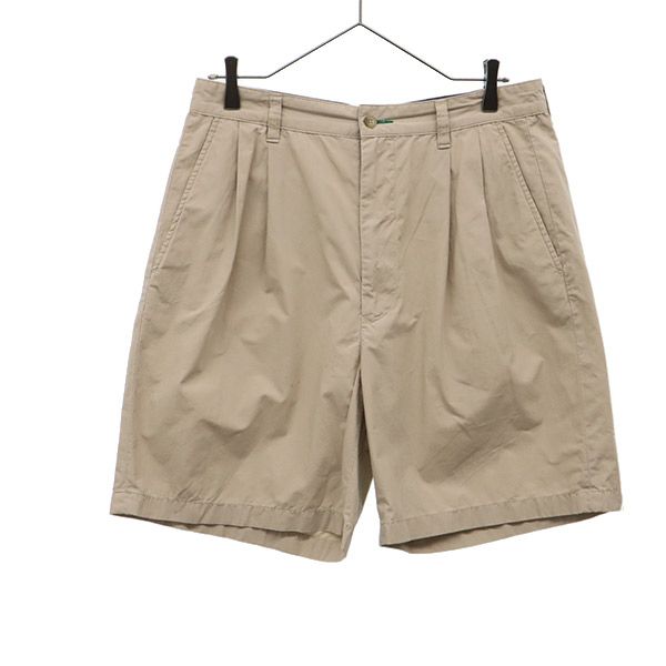 TOMMY HILFIGER トミーヒルフィガー 90s フラッグタグ 刺繍 チノショートパンツ L ベージュ メンズ