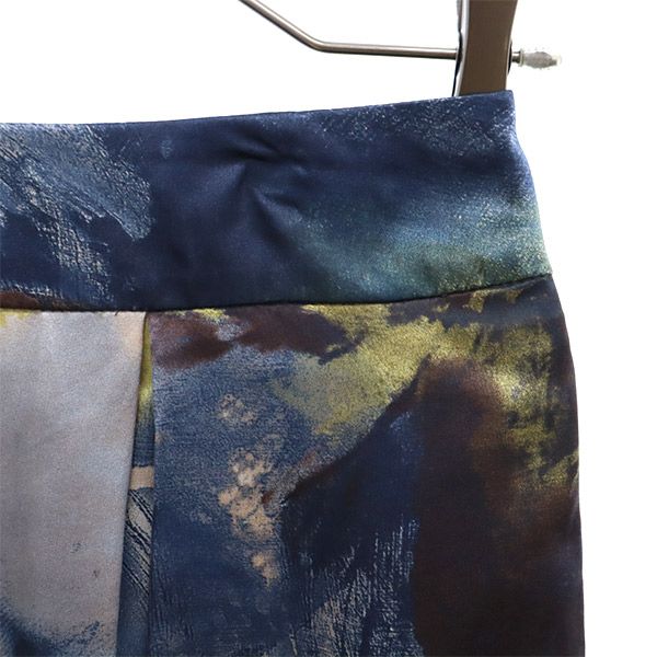 MAX&CO マックスアンドコー 総柄 タック ミニスカート 4 レディース