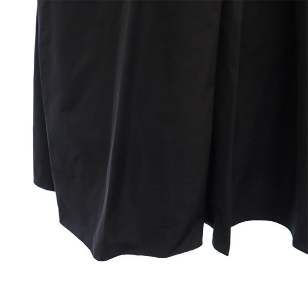 LANVIN en Bleu ランバンオンブルー タック ミニスカート 36 ネイビー レディース