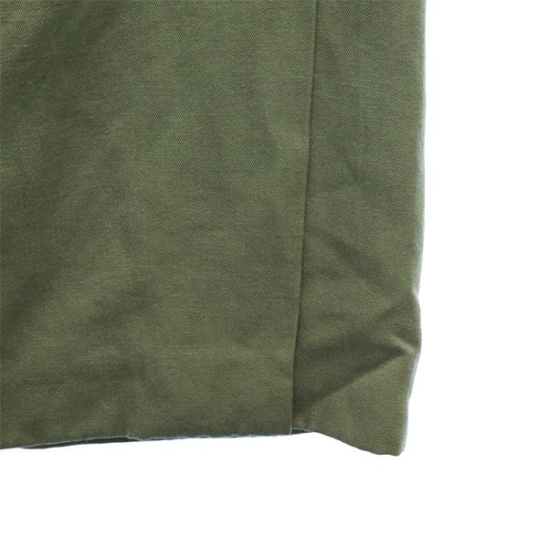 Emporio Armani エンポリオアルマーニ ウールブレンド ミディ丈 スカート 38 カーキ レディース