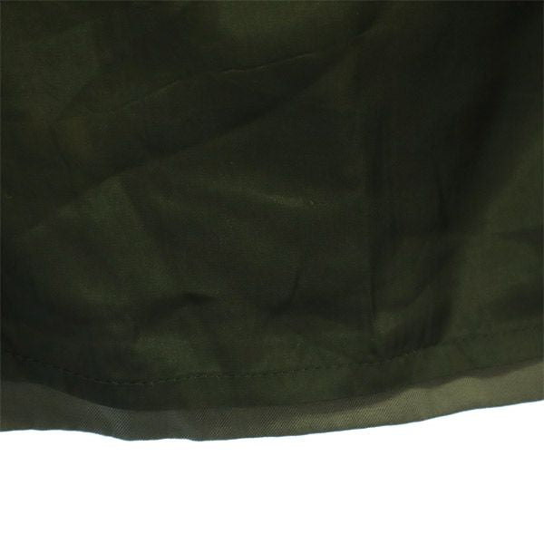 Emporio Armani エンポリオアルマーニ ウールブレンド ミディ丈 スカート 38 カーキ レディース