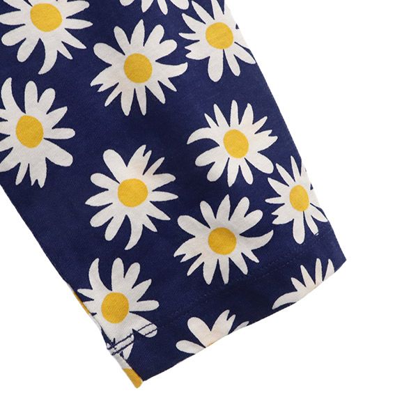 未使用 marimekko マリメッコ 花柄 長袖 ワンピース S ネイビー レディース